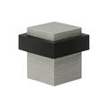 Patioplus 1.37 in. Square Universal Floor Bumper, Satin Nickel - Solid Brass PA2667271
